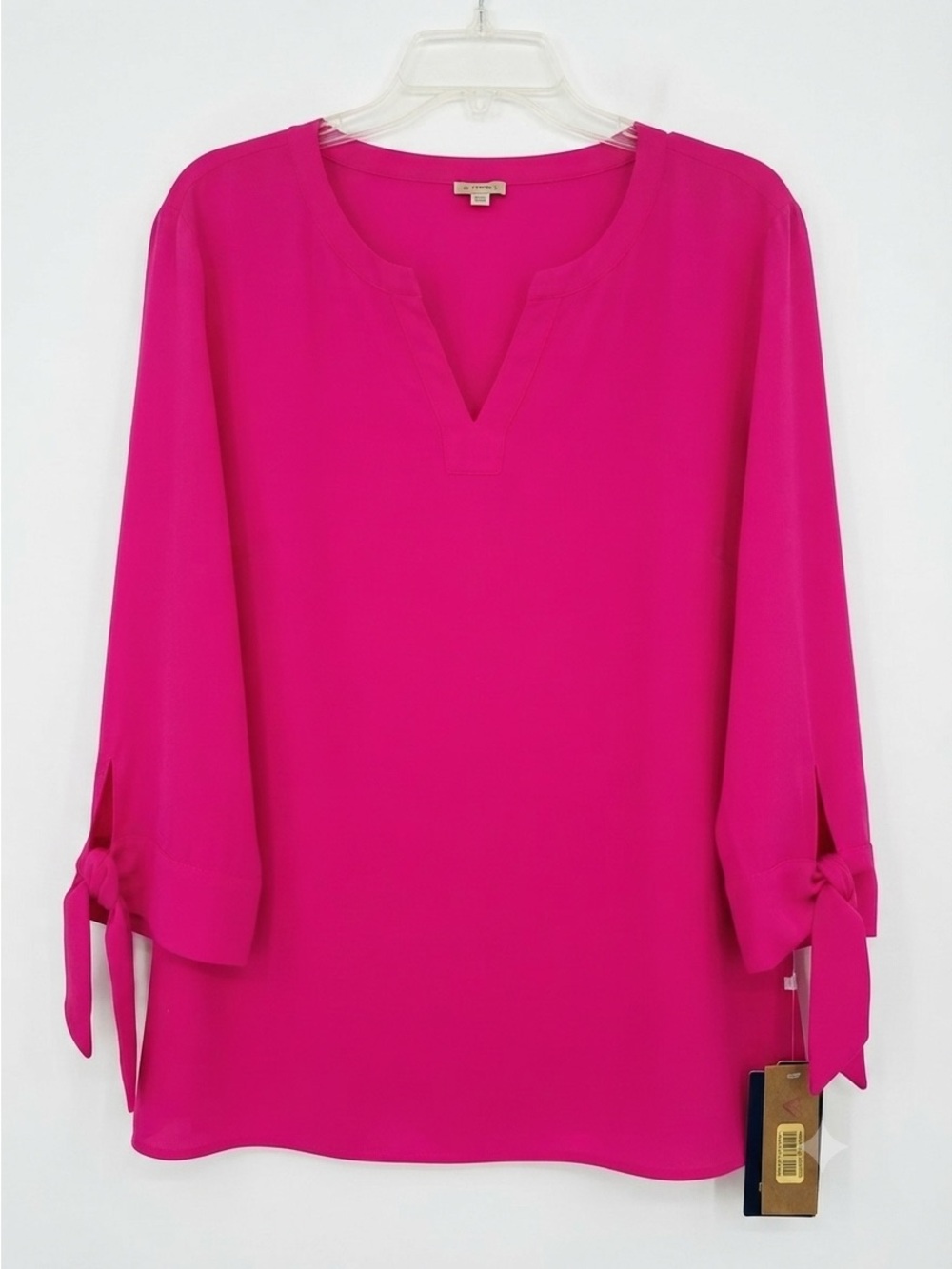Hot pink Cremieux blouse